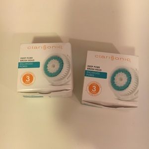 Clarisonic brush heads (2)  deep pore cleansing